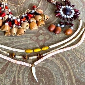 Vintage Authentic African Tribal Necklaces